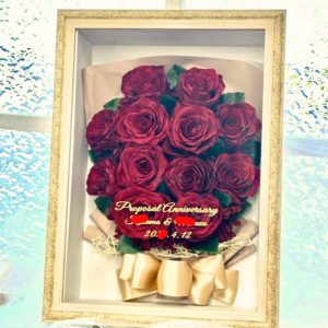 【pr-16】9~12輪加工　花束再現シャビーフレームA4