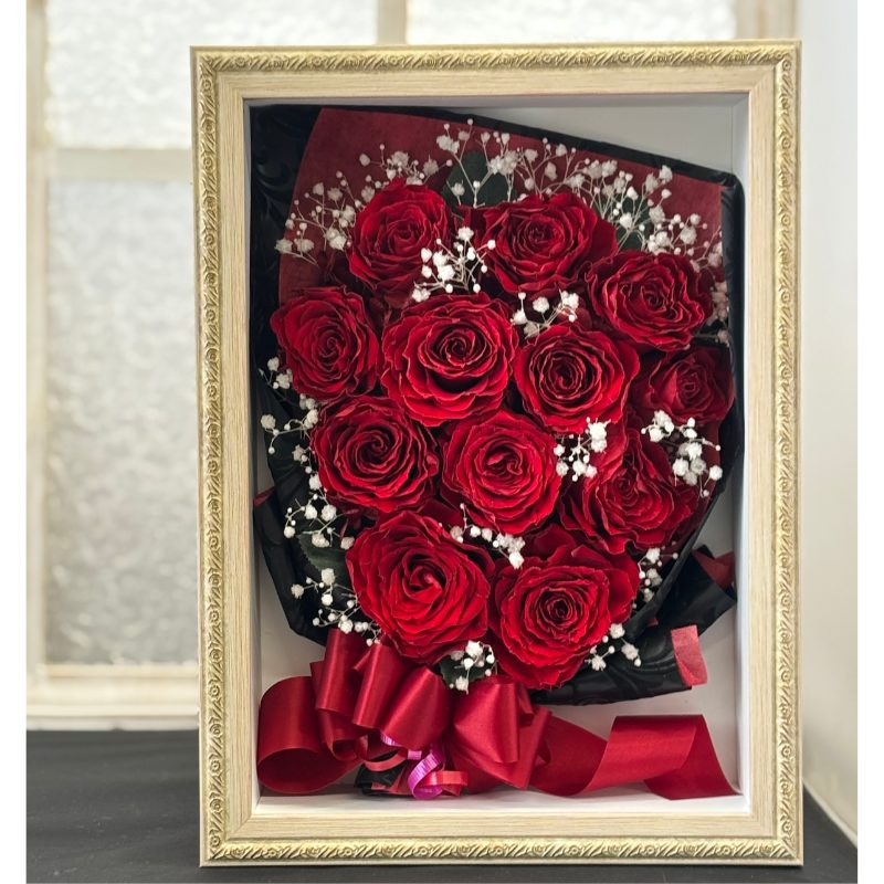 【pr-16】9~12輪加工 花束再現シャビーフレームA4 - 画像 (13)